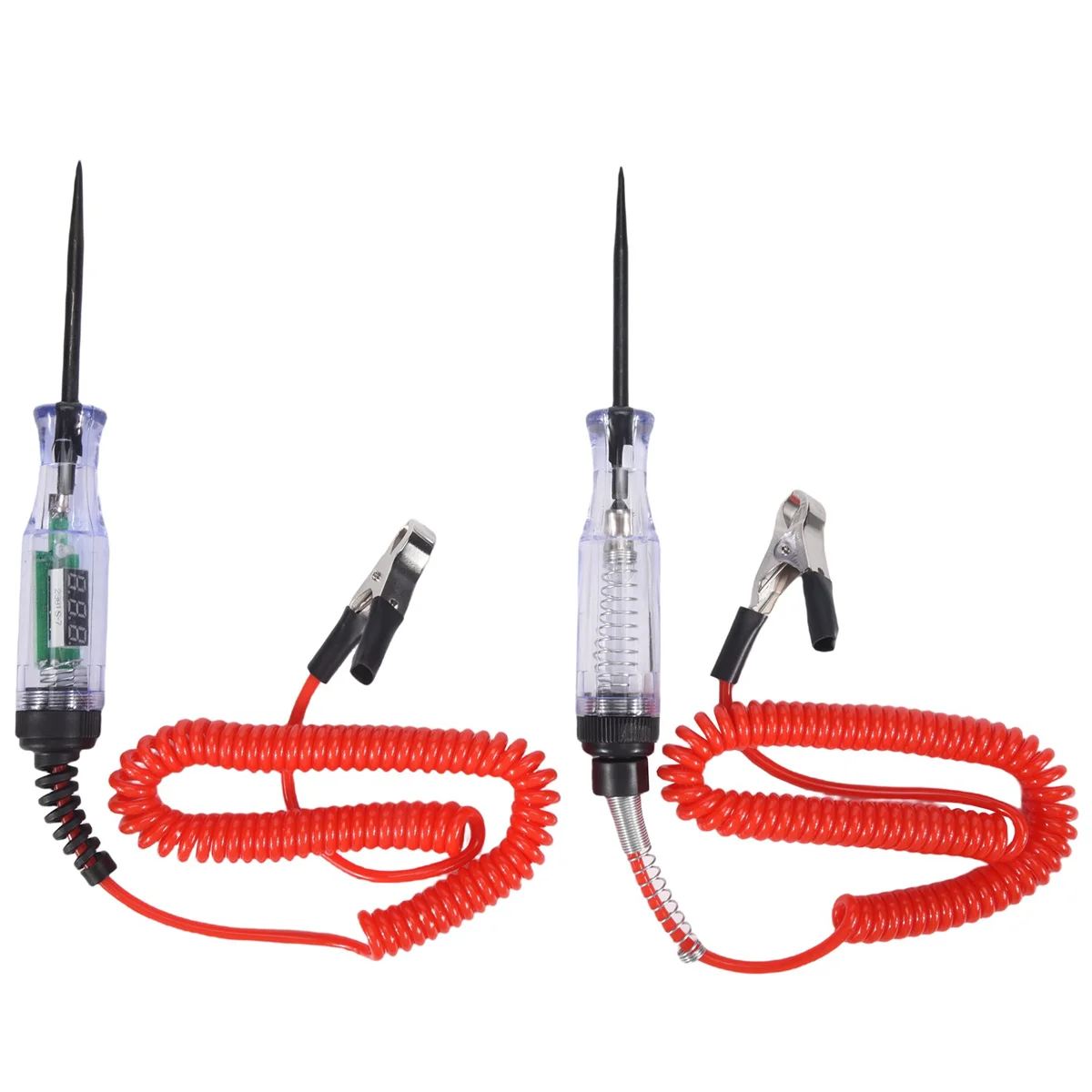 Test Light 2PCS, 6V-24V DC Car Circuit Tester Light and Digital LCD Car Electric Tester Auto Voltage Continuity Test
Test Light 2PCS, 6V-24V DC Car Circuit Tester Light and Digital LCD Car Electric Tester Auto Voltage Continuity Test