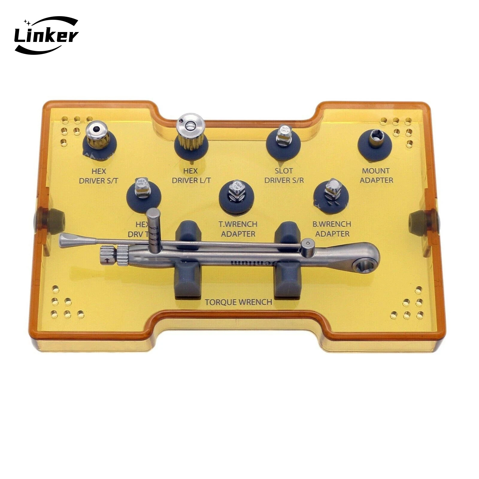 Implant Torque Wrench 10-70NCM 7 Screwdriver Screwdriver Hex Driver With Cassette Holder
Implant Torque Wrench 10-70NCM 7 Screwdriver Screwdriver Hex Driver With Cassette Holder
