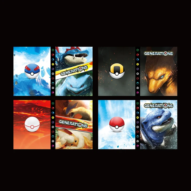 Pokemon Anime Card Collection Book Playing Cartoon Figure Pikachu Game Map Folder Binder Holder Collection Children Toys Gifts
Pokemon Anime Card Collection Book Playing Cartoon Figure Pikachu Game Map Folder Binder Holder Collection Children Toys Gifts