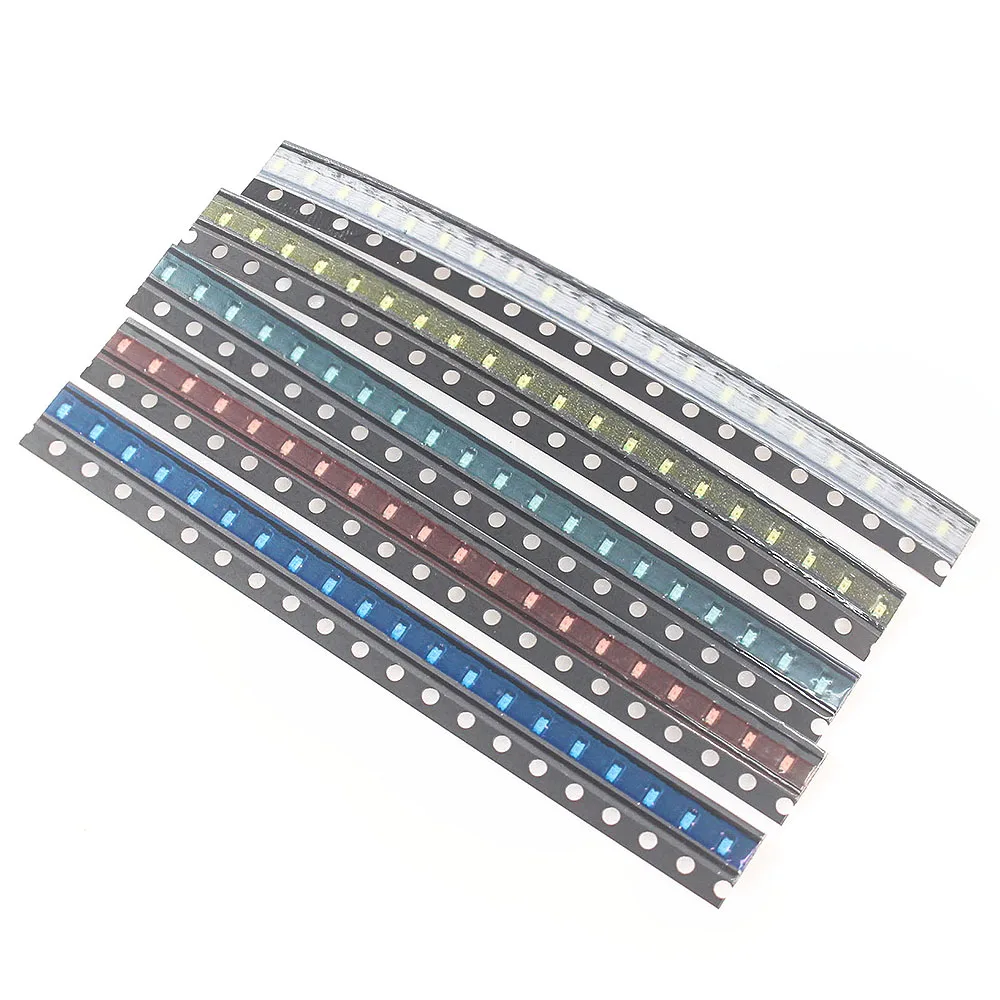 100PCS/Set SMD LED Electronic Kit Light Emitting Diode Assorted Miniature LED 0603 Red White Yellow Green Blue for DIY Lighting
100PCS/Set SMD LED Electronic Kit Light Emitting Diode Assorted Miniature LED 0603 Red White Yellow Green Blue for DIY Lighting