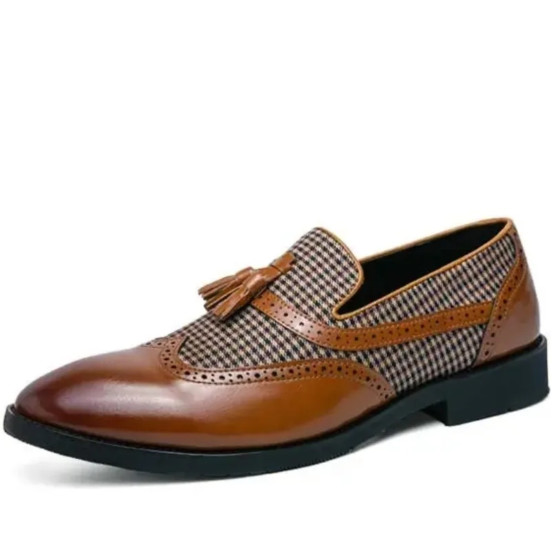 Benboy Fashion Men Party Formal Shoes Men's Leather Shoes Stylish Dress Shoes For Man Tassel Casual Business Shoes 38-48
Benboy Fashion Men Party Formal Shoes Men's Leather Shoes Stylish Dress Shoes For Man Tassel Casual Business Shoes 38-48