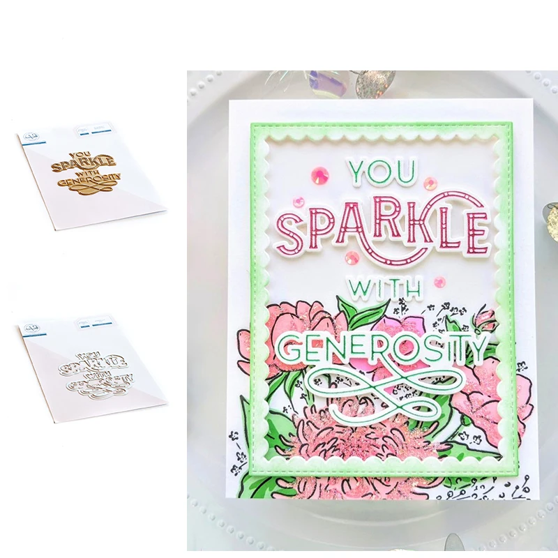 You Sparkle Plate Metal Cutting Dies And Hot Foil New Diy Molds Scrapbooking Paper Making Cuts Crafts Big Handmade
You Sparkle Plate Metal Cutting Dies And Hot Foil New Diy Molds Scrapbooking Paper Making Cuts Crafts Big Handmade