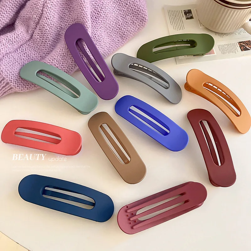 2022 Simple Hair Clip Candy Color Hairpin Large Duckbill Clip Big Clip Bangs Side Hairpin Female Hair Tools Hair Accessories
2022 Simple Hair Clip Candy Color Hairpin Large Duckbill Clip Big Clip Bangs Side Hairpin Female Hair Tools Hair Accessories