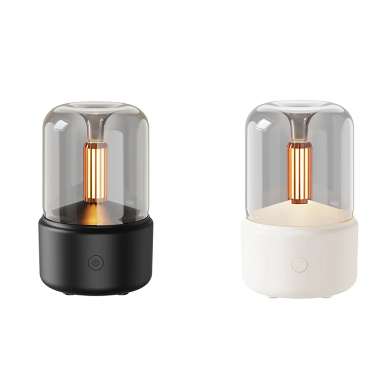 Candlelight Aroma Diffuser Portable 120Ml Air Humidifier Cool Mist Maker Fogger 8-12 Hours With LED Night Light
Candlelight Aroma Diffuser Portable 120Ml Air Humidifier Cool Mist Maker Fogger 8-12 Hours With LED Night Light