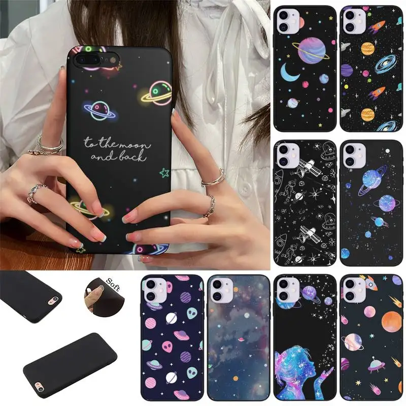 Outer Space Planet Stars Moon Spaceship Phone Case Fundas Shell Cover For Iphone 6 6s 7 8 Plus Xr X Xs 11 12 13 Mini Pro Max
Outer Space Planet Stars Moon Spaceship Phone Case Fundas Shell Cover For Iphone 6 6s 7 8 Plus Xr X Xs 11 12 13 Mini Pro Max