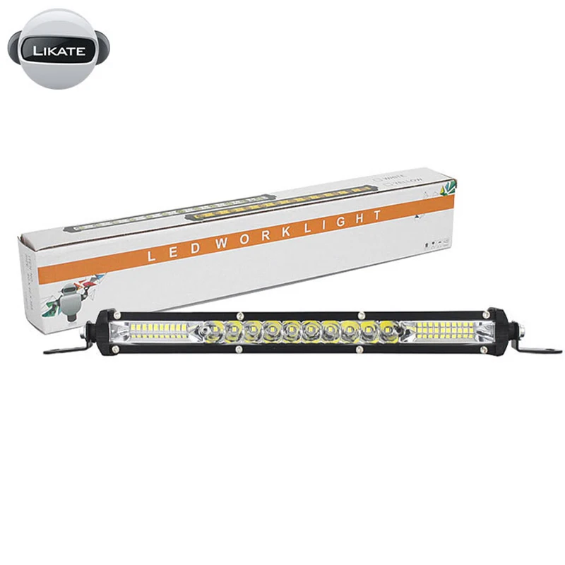 LKT UNI-SHINE Super Slim LED Bar 12inch Single Row 60W 120W 180W Combo Led Work Light for 4X4 SUV ATV Car Offroad Truck
LKT UNI-SHINE Super Slim LED Bar 12inch Single Row 60W 120W 180W Combo Led Work Light for 4X4 SUV ATV Car Offroad Truck