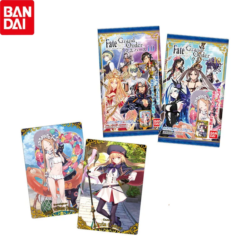 Оригинальная игрушка BANDAI FATE CANDY card GRAND ORDER, коллекционная карточная игра, детские подарки, японская версия
Оригинальная игрушка BANDAI FATE CANDY card GRAND ORDER, коллекционная карточная игра, детские подарки, японская версия