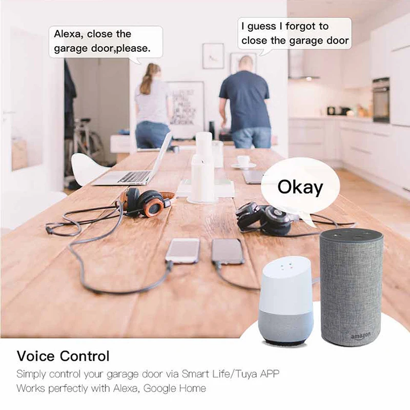 Voice Control Door Controller Tuya Wifi Garage Door Opener Garage Remote Switch Smart Home Control For Alexa Google Home
Voice Control Door Controller Tuya Wifi Garage Door Opener Garage Remote Switch Smart Home Control For Alexa Google Home