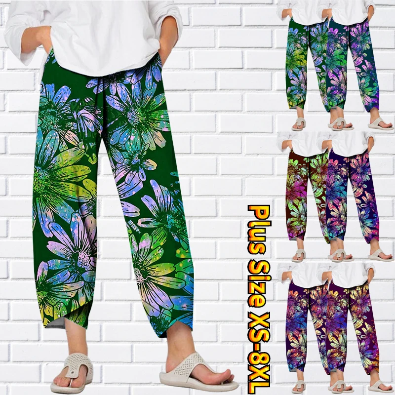 2023 Women's Yoga Pants Loose Floral Pants Casual Pants Sweatpants Large Size Trousers New Fashion Casual Pants Print XS-8XL
2023 Women's Yoga Pants Loose Floral Pants Casual Pants Sweatpants Large Size Trousers New Fashion Casual Pants Print XS-8XL
