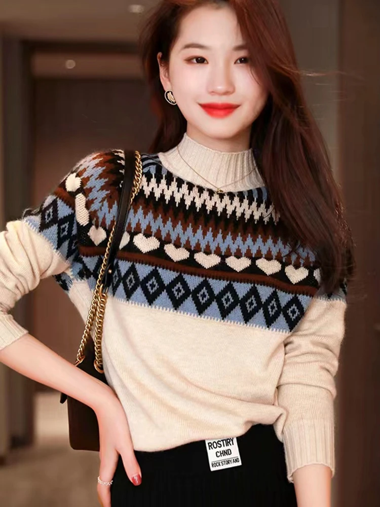 BOBOKATEER Vetemznt Femme Frau Pullover Knitted Sweaters Womens Clothing Fashion Kobieta Swetry Cashmere Sweter Damskie Autumn
BOBOKATEER Vetemznt Femme Frau Pullover Knitted Sweaters Womens Clothing Fashion Kobieta Swetry Cashmere Sweter Damskie Autumn