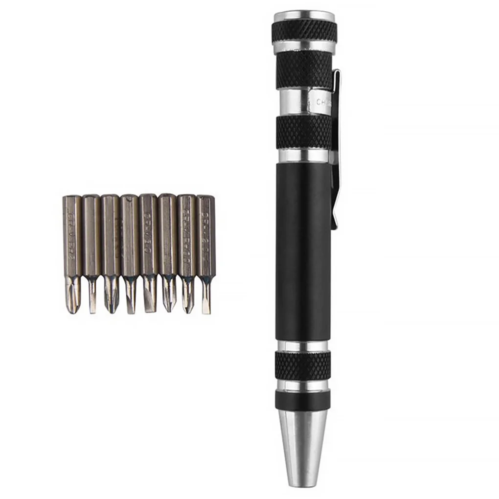 8 In 1 Mini Precision Pen Screwdriver Repair Pen Tool Alloy Precision Gadget for Home Improvement Computer Screwdriver Set Pen
8 In 1 Mini Precision Pen Screwdriver Repair Pen Tool Alloy Precision Gadget for Home Improvement Computer Screwdriver Set Pen
