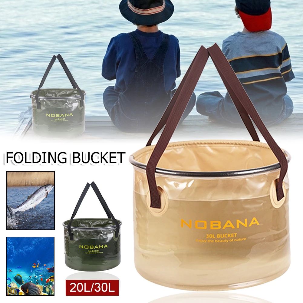 Portable 20L/30L Folding Bucket Water Container Outdoor Collapsible Bucket with Mesh Bag Clear For Travel Fishing Backpacking 
Portable 20L/30L Folding Bucket Water Container Outdoor Collapsible Bucket with Mesh Bag Clear For Travel Fishing Backpacking