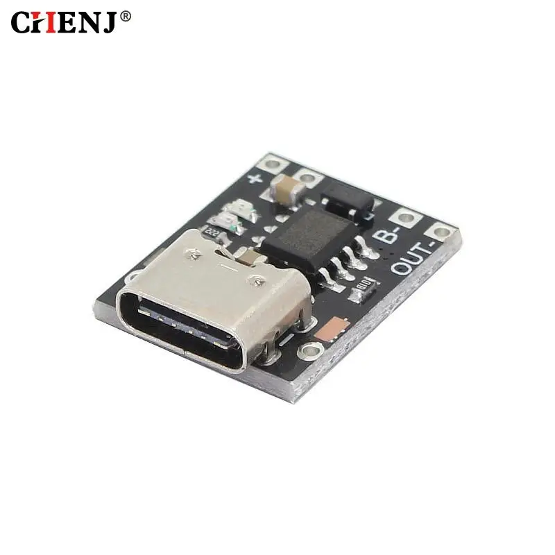 

Ultra-Small Lithium Battery Charging Panel 1A Ternary Lithium Battery 3.7V4.2V Charger Module Type-C With Protection Board