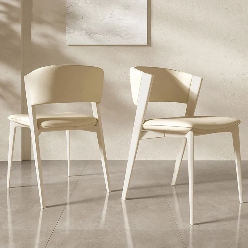Minimalist White Dining Chairs Modern Nordic Comfortable Makeup Soft Chair with Backrest Free Shipping Silla Comedor Furniture
Minimalist White Dining Chairs Modern Nordic Comfortable Makeup Soft Chair with Backrest Free Shipping Silla Comedor Furniture