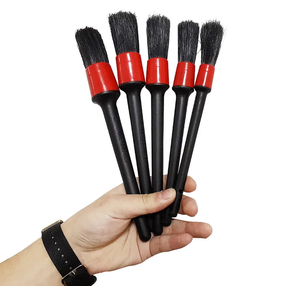 5pcs Detail Brushes, Tire Brush & Microfiber Cleaning Cloth for Cleaning Wheels, Dashboard, Interior, Exterior
5pcs Detail Brushes, Tire Brush & Microfiber Cleaning Cloth for Cleaning Wheels, Dashboard, Interior, Exterior