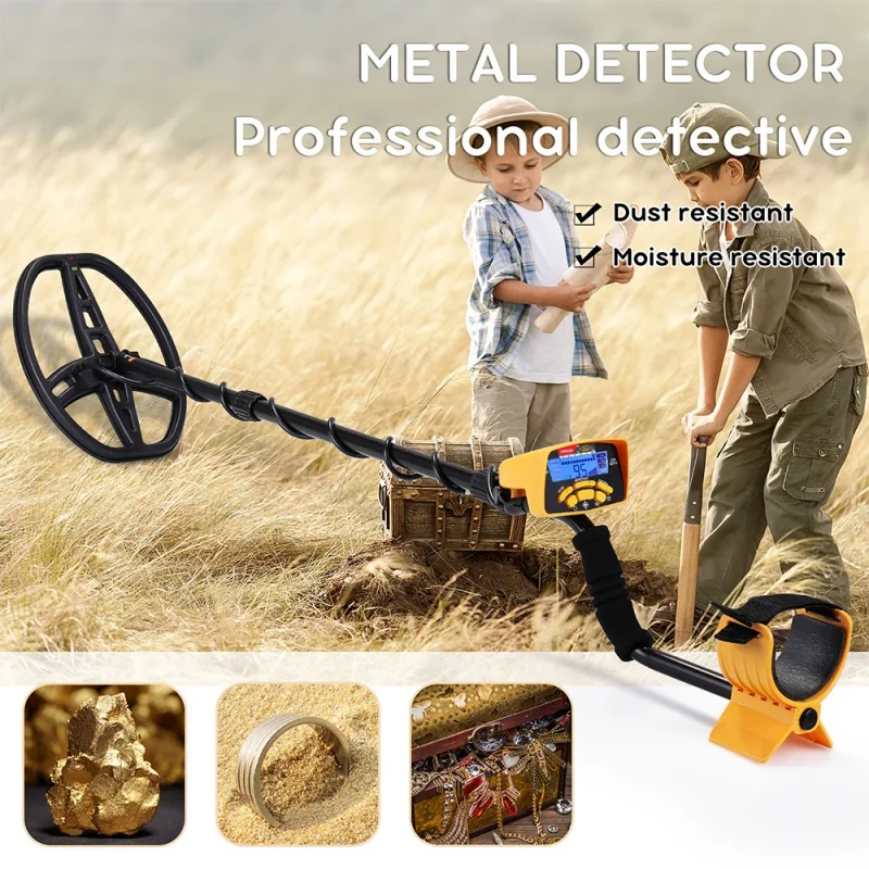 Professional Underground Metal Detector MD6450 Deep Search Gold Detector LCD Treasure Hunter Finder Scanner Searching Seeker
Professional Underground Metal Detector MD6450 Deep Search Gold Detector LCD Treasure Hunter Finder Scanner Searching Seeker