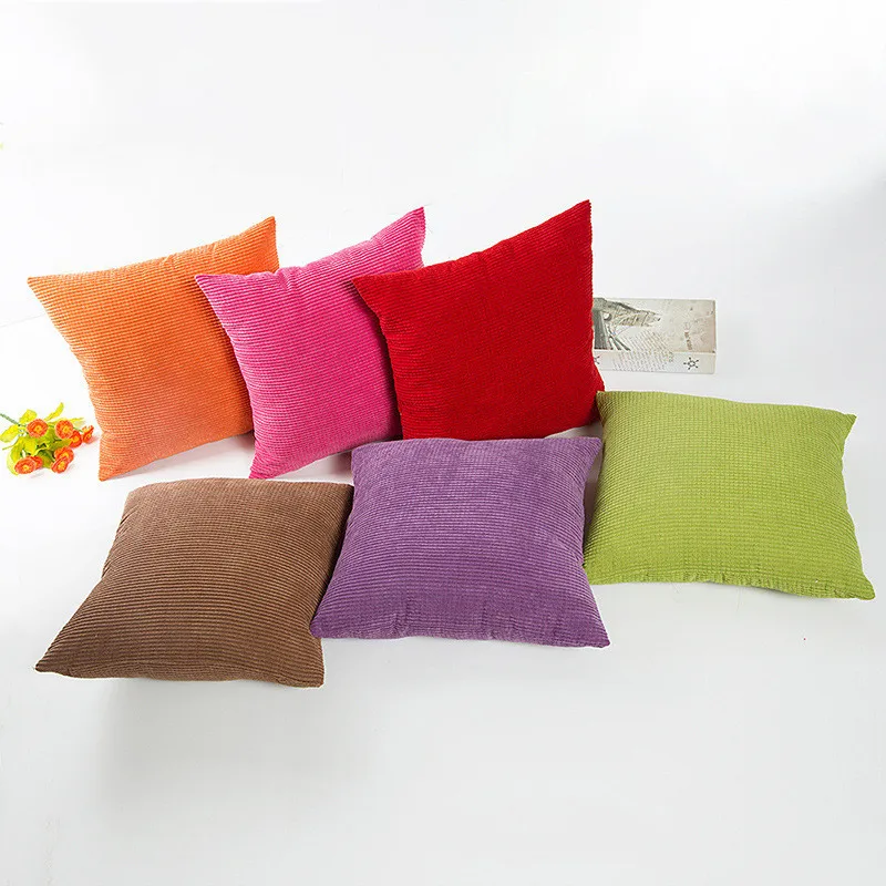 Soft Cushion Covers Pillowcases for Sofa Bed Home Decorative Corn Stripe Throw Pillow Case 45*45cm Pillowslip Home Supplies
Soft Cushion Covers Pillowcases for Sofa Bed Home Decorative Corn Stripe Throw Pillow Case 45*45cm Pillowslip Home Supplies