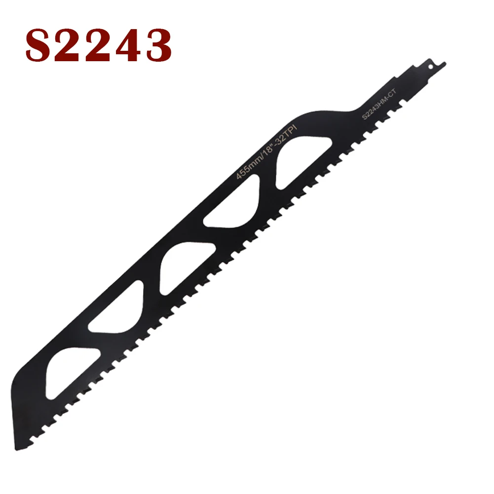 For Cutting Red Brick Reciprocating Saw Blade Tool 1pcs Black S3243/S2243/S1243/S1543/S0243 Saber Saw 12mm Tooth Pitch
For Cutting Red Brick Reciprocating Saw Blade Tool 1pcs Black S3243/S2243/S1243/S1543/S0243 Saber Saw 12mm Tooth Pitch