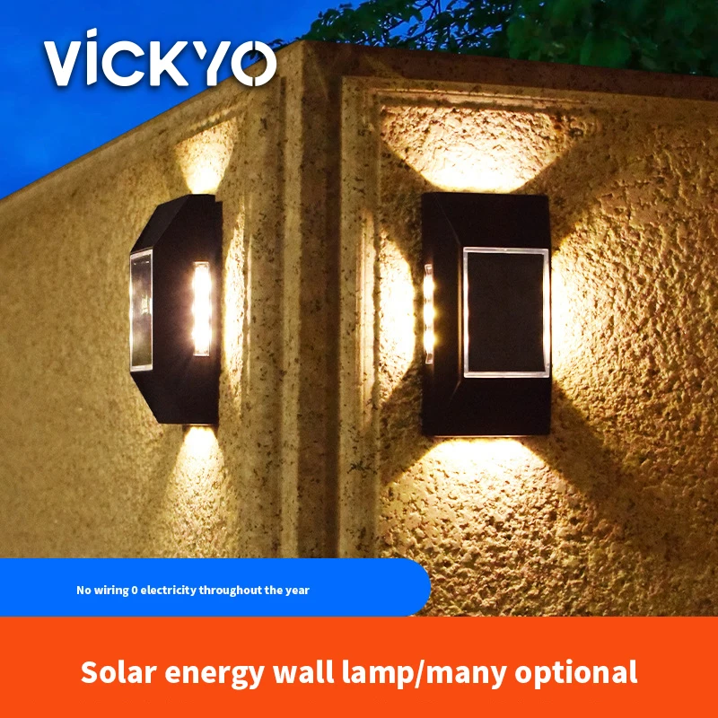 VICKYO Outdoor Solar LED Wall Light IP65 Waterproof Wall Lights Wall Washer Atmosphere Lamp For Garden Pathway Lighting Decor
VICKYO Outdoor Solar LED Wall Light IP65 Waterproof Wall Lights Wall Washer Atmosphere Lamp For Garden Pathway Lighting Decor