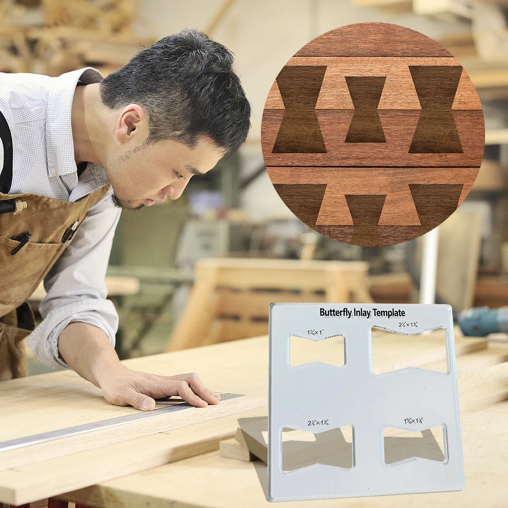 Router Slotting Auxiliary Tool Professional Slot Cutting Wood Bow Tie Transparent Wooden Joint Marking Ruler Set for Woodworking
Router Slotting Auxiliary Tool Professional Slot Cutting Wood Bow Tie Transparent Wooden Joint Marking Ruler Set for Woodworking