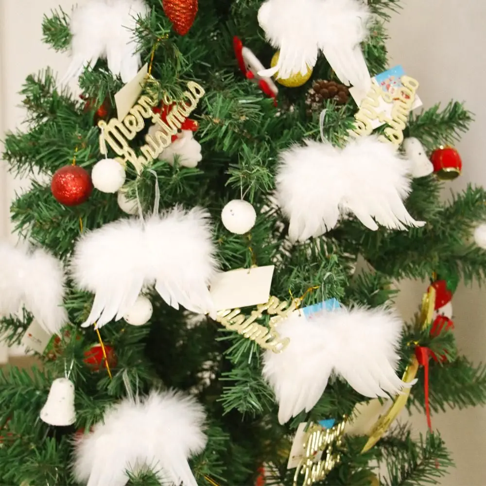 10PCS Mini Angel White Feather Wing Christmas Tree Decor Hanging Ornament Home Party Wedding Ornament Crafts for Christmas Xmas
10PCS Mini Angel White Feather Wing Christmas Tree Decor Hanging Ornament Home Party Wedding Ornament Crafts for Christmas Xmas
