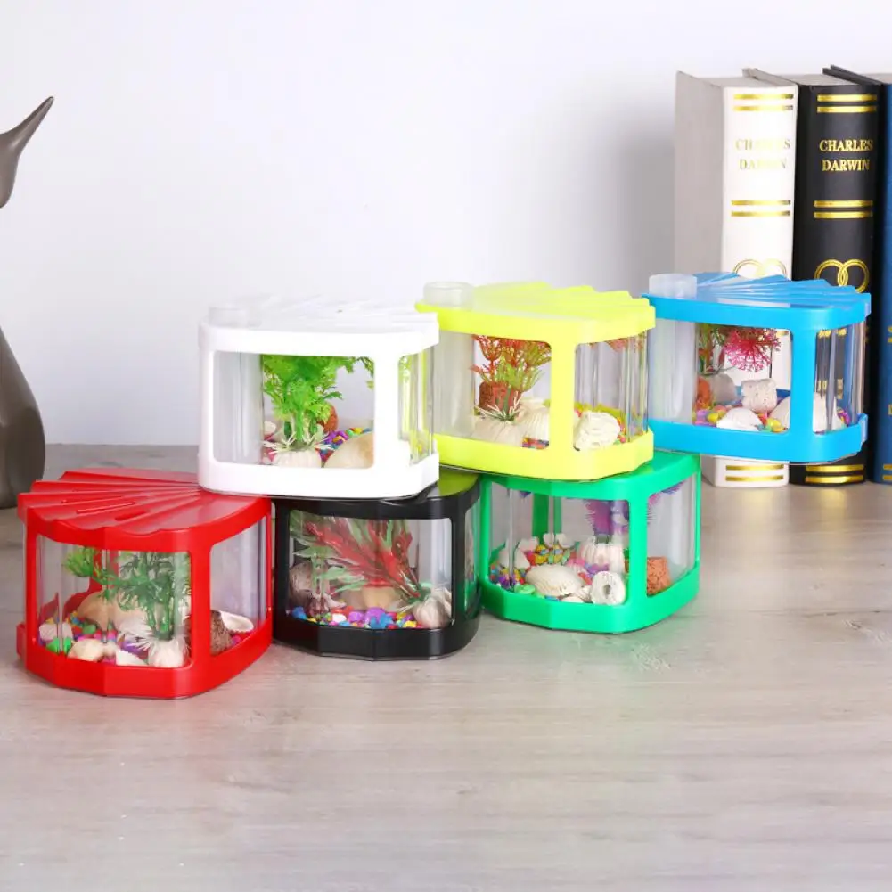 Universal Mini Aquarium Tank Desktop Decoration Small Fish Tank Clear Shell Small Betta Fish Tank Reliable
Universal Mini Aquarium Tank Desktop Decoration Small Fish Tank Clear Shell Small Betta Fish Tank Reliable