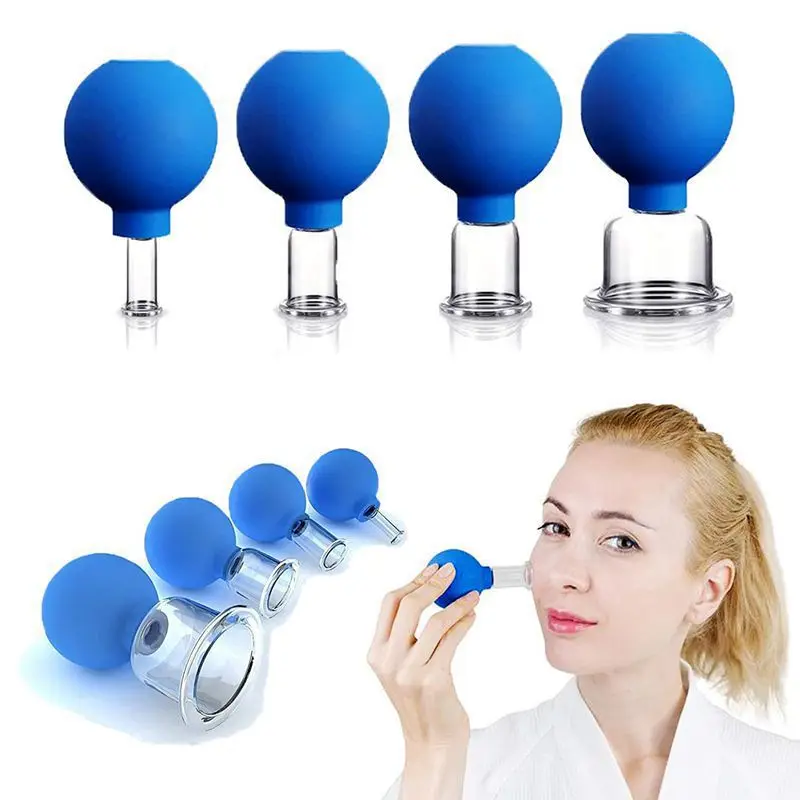 4pcs/set Rubber Massage Body Cups Glass Vacuum Cupping Anti Cellulite Suction Cup Massager For Face Facial Skin Lifting Tools
4pcs/set Rubber Massage Body Cups Glass Vacuum Cupping Anti Cellulite Suction Cup Massager For Face Facial Skin Lifting Tools