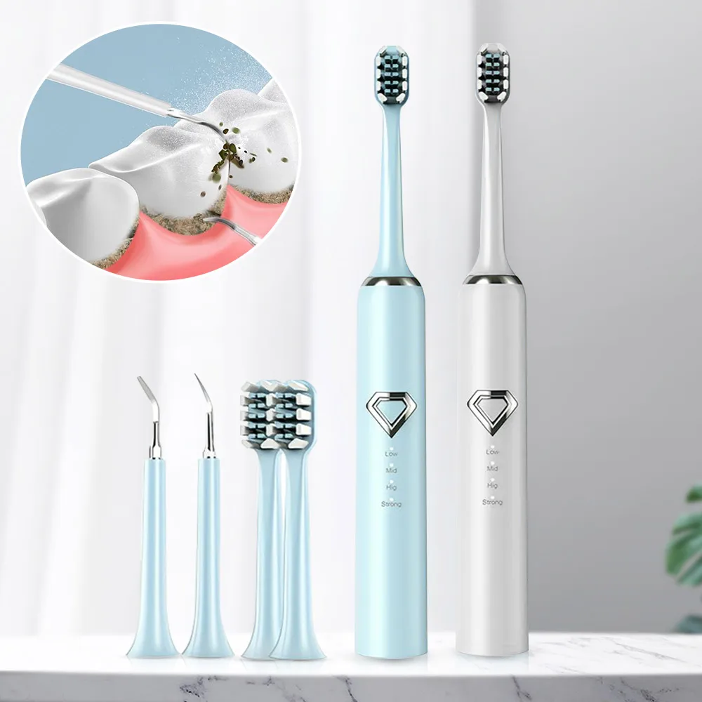 Electric Toothbrush Sonic Smart Tooth Brush USB Rechargeable IPX7 Waterproof Teeth Whitening Electronic Toothbrushes
Electric Toothbrush Sonic Smart Tooth Brush USB Rechargeable IPX7 Waterproof Teeth Whitening Electronic Toothbrushes
