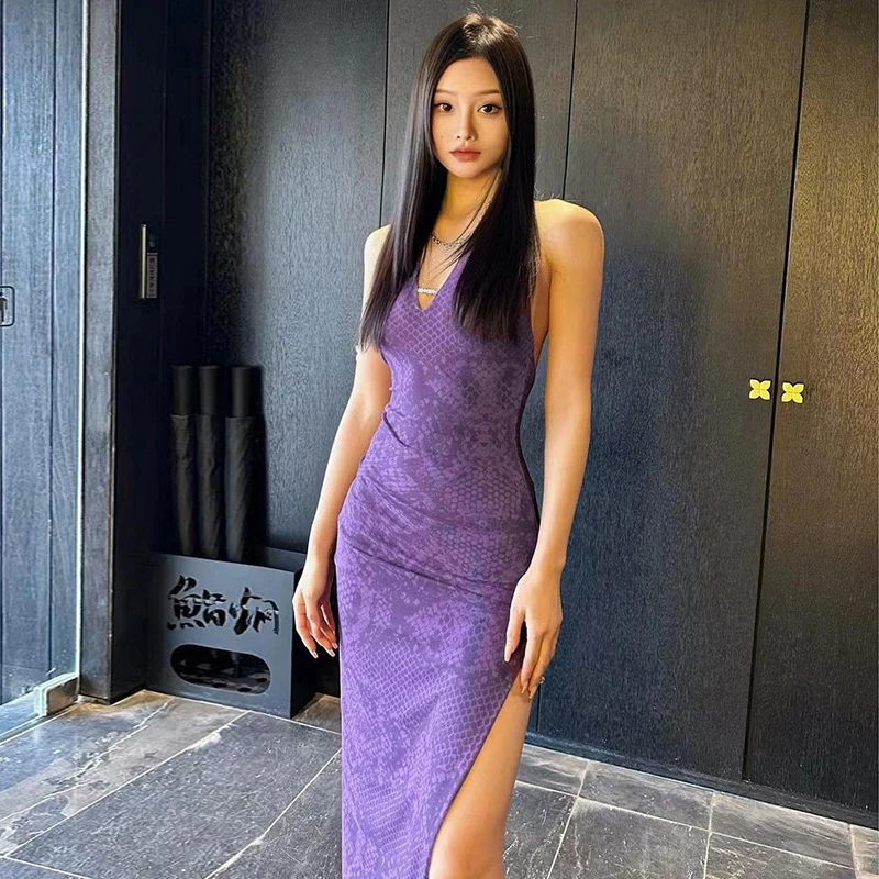 New Animal Spice Women Feeling Neck Backless Dress Split Cheap Wholesale Clothes Beach Outfits For Polyester Summer Ladies 2023
New Animal Spice Women Feeling Neck Backless Dress Split Cheap Wholesale Clothes Beach Outfits For Polyester Summer Ladies 2023