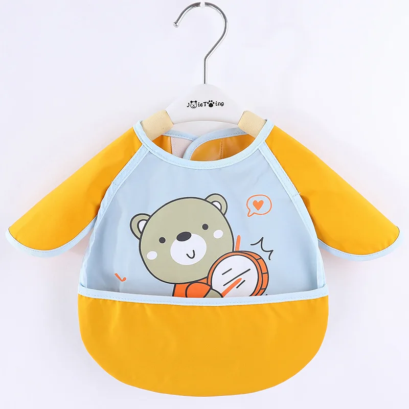 Cute Cartoon Baby Bib Adjustable Animal Pattern Waterproof Saliva Dripping Bibs Long Sleeve Apron Saliva Towel Drooling Scarf
Cute Cartoon Baby Bib Adjustable Animal Pattern Waterproof Saliva Dripping Bibs Long Sleeve Apron Saliva Towel Drooling Scarf