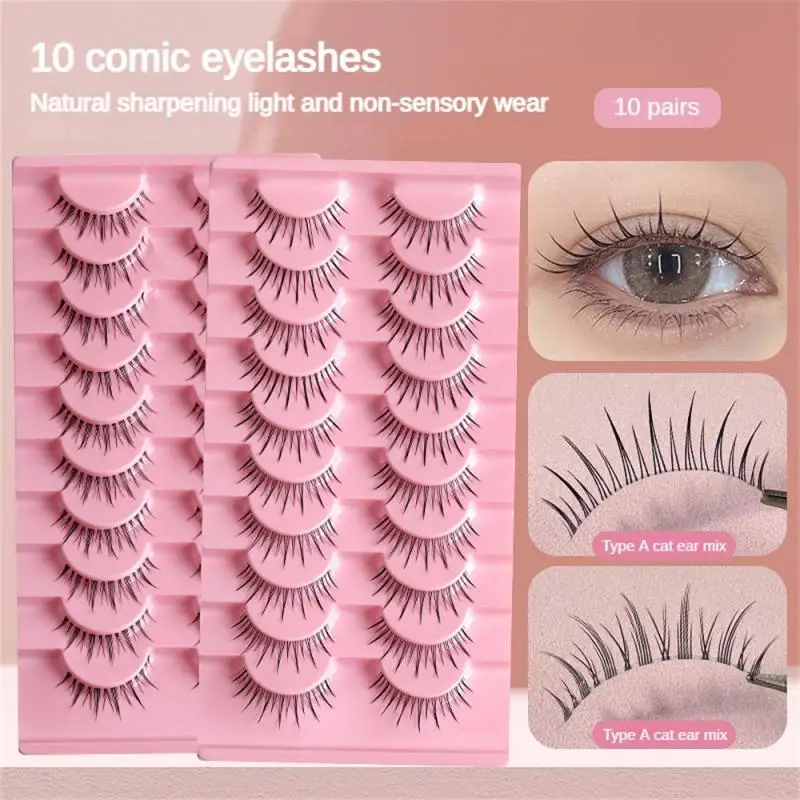 

Curl Eyelashes 18.7 10.2 1.4cm With Delicate Packaging Hypoallergenic Greater Flexibility Eyes Would Look Bigger Fan Eyelashes