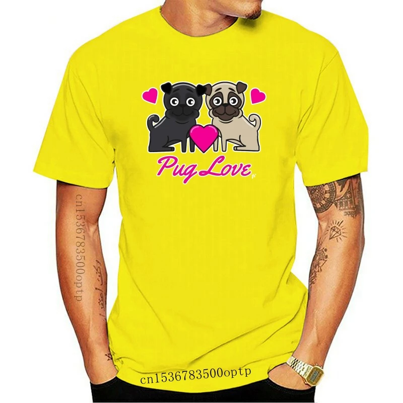 Camiseta de Pug Love para mujer, ropa para novio, color blanco y Black, Heart rosa, 1
Camiseta de Pug Love para mujer, ropa para novio, color blanco y Black, Heart rosa, 1