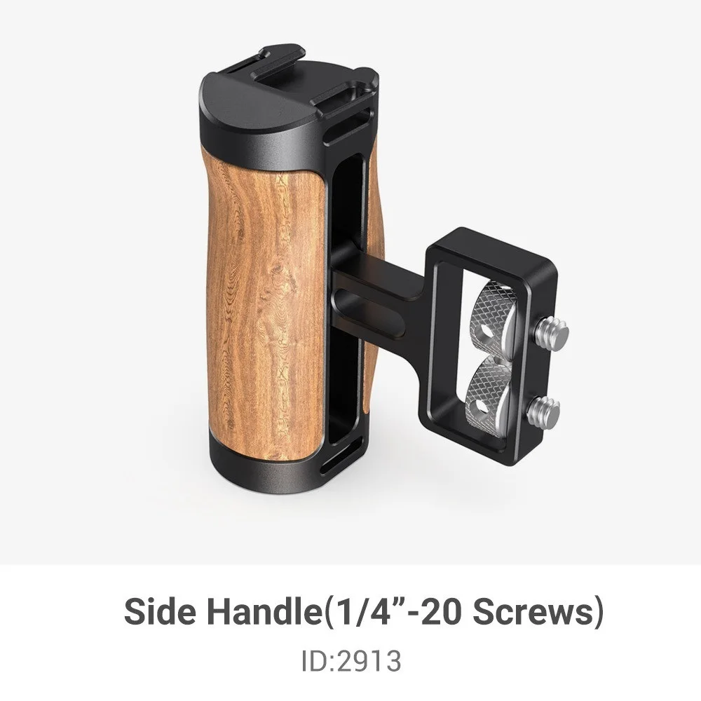 SmallRig Universal DSLR Camera HandGrip Wooden Mini Side Handle Handgrip 1/4 Screws for Sony/Nikon Camera 2913 /2914/2915/2978
SmallRig Universal DSLR Camera HandGrip Wooden Mini Side Handle Handgrip 1/4 Screws for Sony/Nikon Camera 2913 /2914/2915/2978