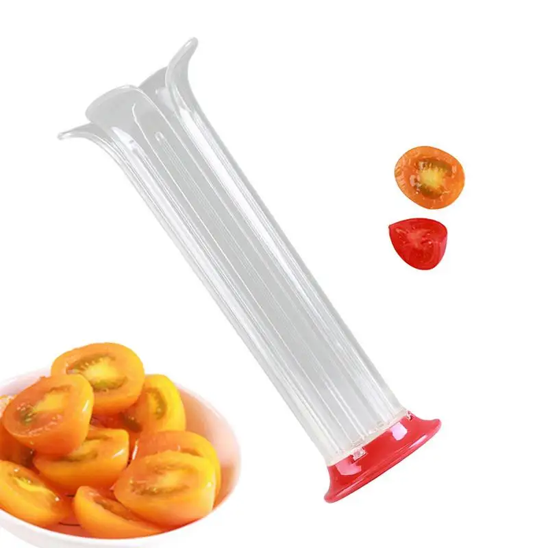 

Multi-Function Grape Cutter Tomato Slicer For Kids Kitchen Gadget Peeler Cherry Tomato Slicer Creative Small Tool Fruit Slicer