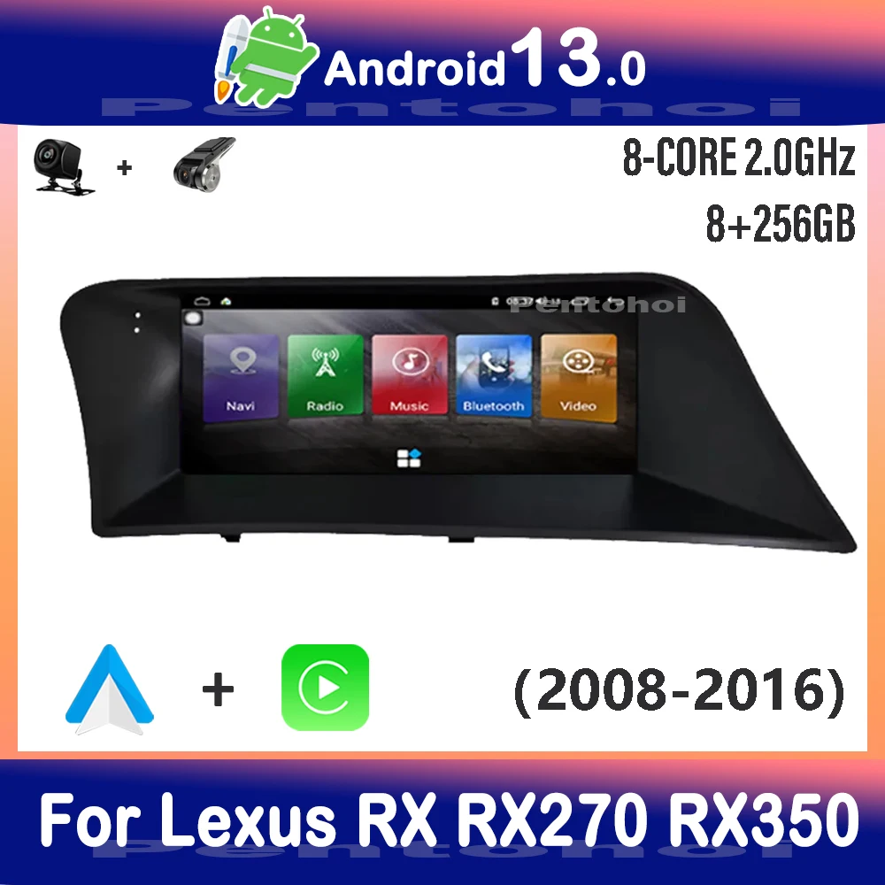 Автомобильное радио Pentohoi для Lexus RX RX270 RX350 2008-2016 Android13 8 + 256G Qualcomm автомобильная навигация Carplay мультимедийная стереосистема
Автомобильное радио Pentohoi для Lexus RX RX270 RX350 2008-2016 Android13 8 + 256G Qualcomm автомобильная навигация Carplay мультимедийная стереосистема