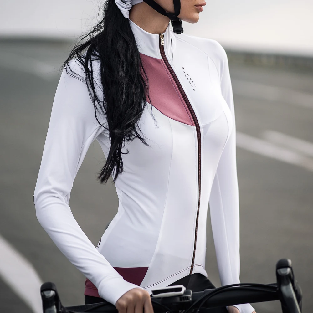 Santic Women Cycling Jackets Winter Warm Fleece Windbreaker MTB Road Bike Coat Reflective Riding Clothes L9C01107
Santic Women Cycling Jackets Winter Warm Fleece Windbreaker MTB Road Bike Coat Reflective Riding Clothes L9C01107