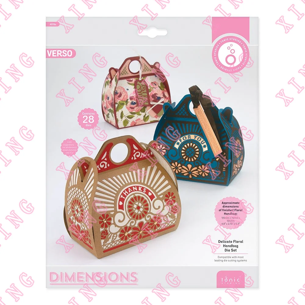 2022 Delicate Floral Handbag Die Set Scrapbook Decorate Embossing Template Metal Cutting Dies Diy Gift Card Handmade Craft Molds
2022 Delicate Floral Handbag Die Set Scrapbook Decorate Embossing Template Metal Cutting Dies Diy Gift Card Handmade Craft Molds