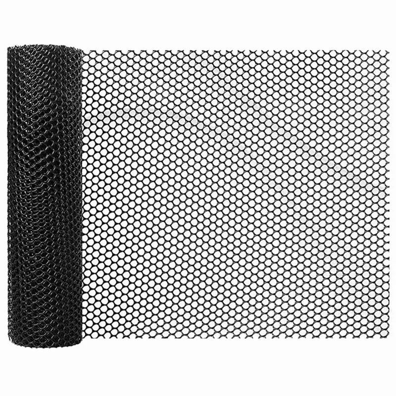 5Pcs 15.7 Inch X 10FT Plastic Chicken Fence Mesh,Hexagonal Fencing Wire For Gardening, Poultry, Chicken Wire Frame Black
5Pcs 15.7 Inch X 10FT Plastic Chicken Fence Mesh,Hexagonal Fencing Wire For Gardening, Poultry, Chicken Wire Frame Black