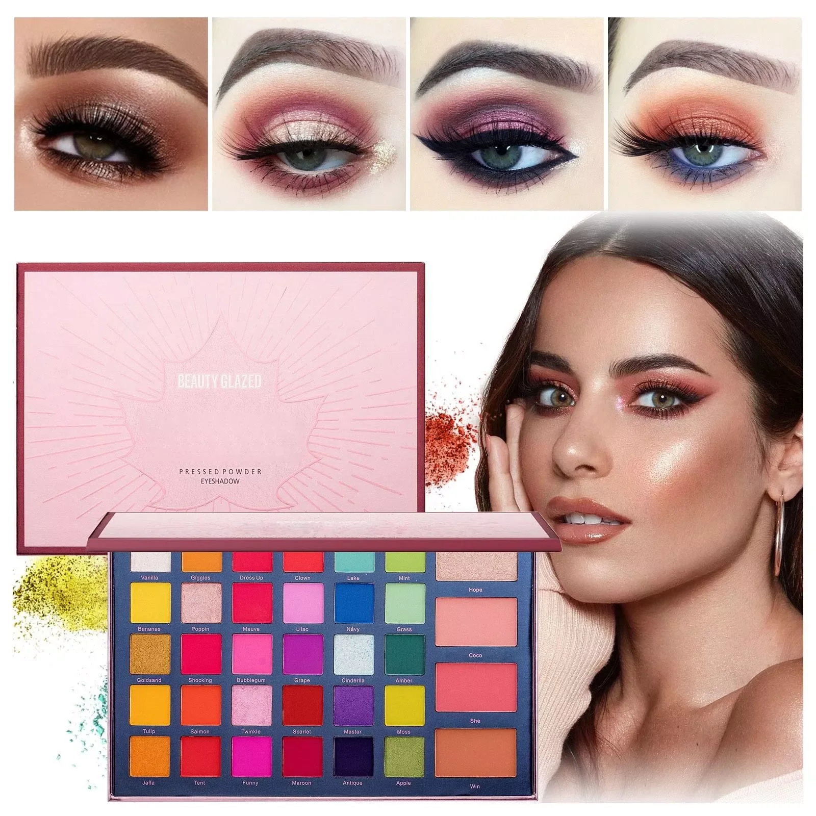 NEW2023 Color Eye Shadow Mirror Super Shadow. Fire Matte Shadow Eye Eye Pearl Matte Soft Eye 68 Light under Eye Powder Eye Shimm
NEW2023 Color Eye Shadow Mirror Super Shadow. Fire Matte Shadow Eye Eye Pearl Matte Soft Eye 68 Light under Eye Powder Eye Shimm