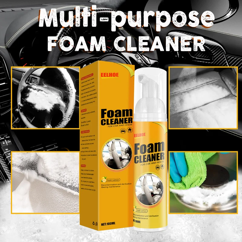 New Multi-Purpose Foam Cleaner Rust Remover Cleaning Car House Seat Car Interior Accessories Home Kitchen Cleaning Foam Spray
New Multi-Purpose Foam Cleaner Rust Remover Cleaning Car House Seat Car Interior Accessories Home Kitchen Cleaning Foam Spray