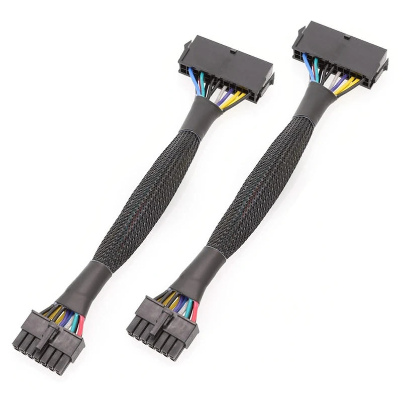 2 Pcs 24 Pin To 14 Pin ATX PSU Main Power Adapter Braided Sleeved Cable For IBM For Lenovo PC And Servers 12-Inch(30Cm)
2 Pcs 24 Pin To 14 Pin ATX PSU Main Power Adapter Braided Sleeved Cable For IBM For Lenovo PC And Servers 12-Inch(30Cm)