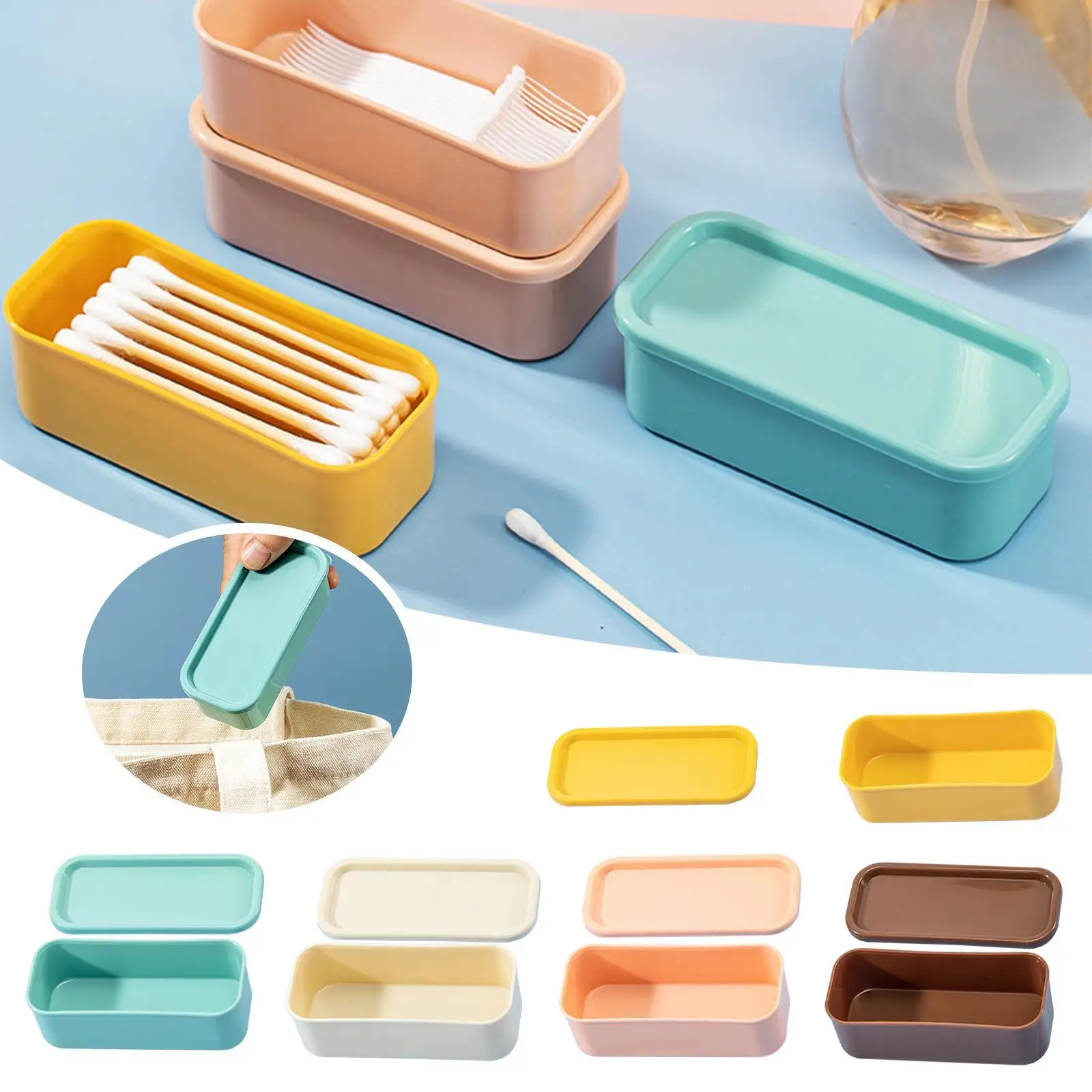 New Portable Cotton Swab Box Travel Dental Floss Holder Case Sundries Organizer Box Dust-proof Wire Earphone Cable Storage Box
New Portable Cotton Swab Box Travel Dental Floss Holder Case Sundries Organizer Box Dust-proof Wire Earphone Cable Storage Box