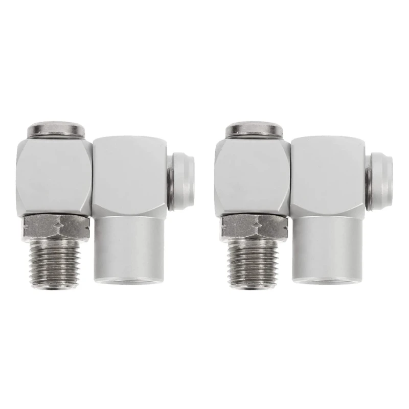 M6CF 2 Pcs 1/4 Inch Pneumatic Tool Adapter NPT 360Degree Swivel Air Hoses Connector
M6CF 2 Pcs 1/4 Inch Pneumatic Tool Adapter NPT 360Degree Swivel Air Hoses Connector