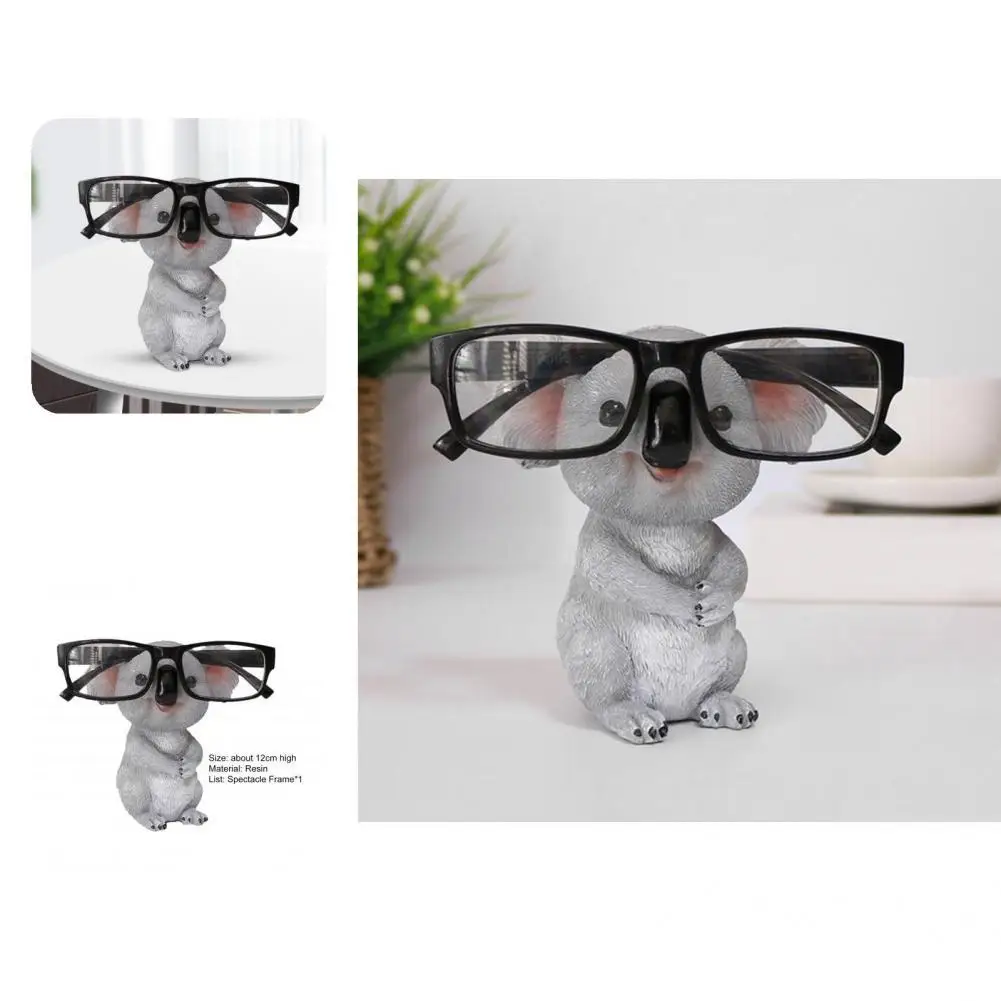 Decorative Wear-resistant Insert Design Cute Koala Spectacle Organizer Ornaments Eyeglass Display Stand for Desktop
Decorative Wear-resistant Insert Design Cute Koala Spectacle Organizer Ornaments Eyeglass Display Stand for Desktop