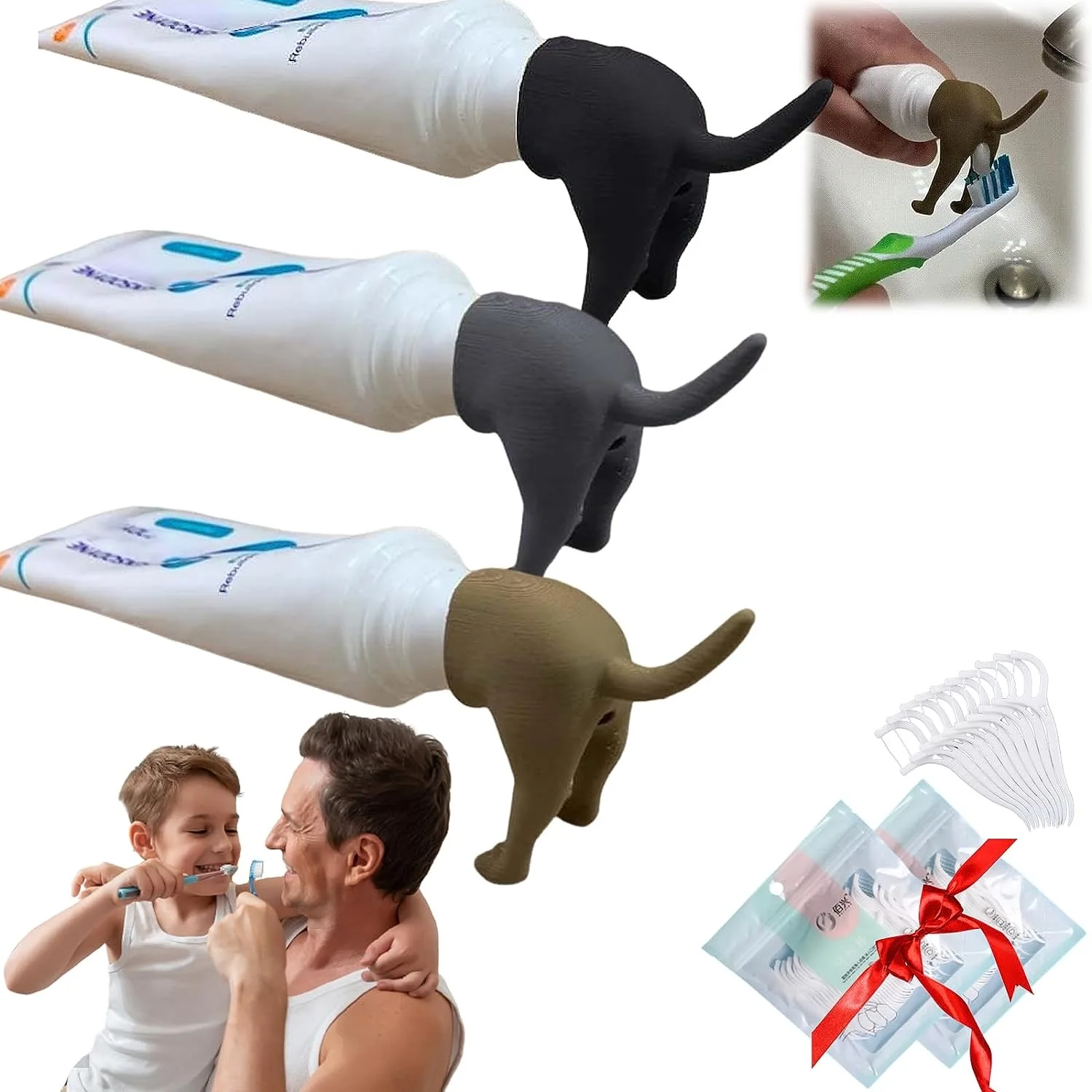 Pooping Dog Butt Toothpaste Topper for Kids and Adults Toothpaste Topper Toothpaste Squeezer Toothbrush Holder
Pooping Dog Butt Toothpaste Topper for Kids and Adults Toothpaste Topper Toothpaste Squeezer Toothbrush Holder