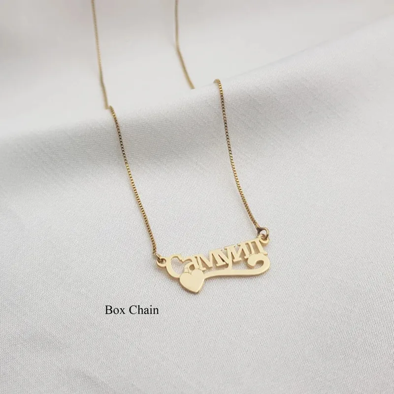 Custom Name Necklace Customized Stainless Steel Heart With Wave Jewelry Personalized Long Bar Wave Pendant Necklace For Women
Custom Name Necklace Customized Stainless Steel Heart With Wave Jewelry Personalized Long Bar Wave Pendant Necklace For Women