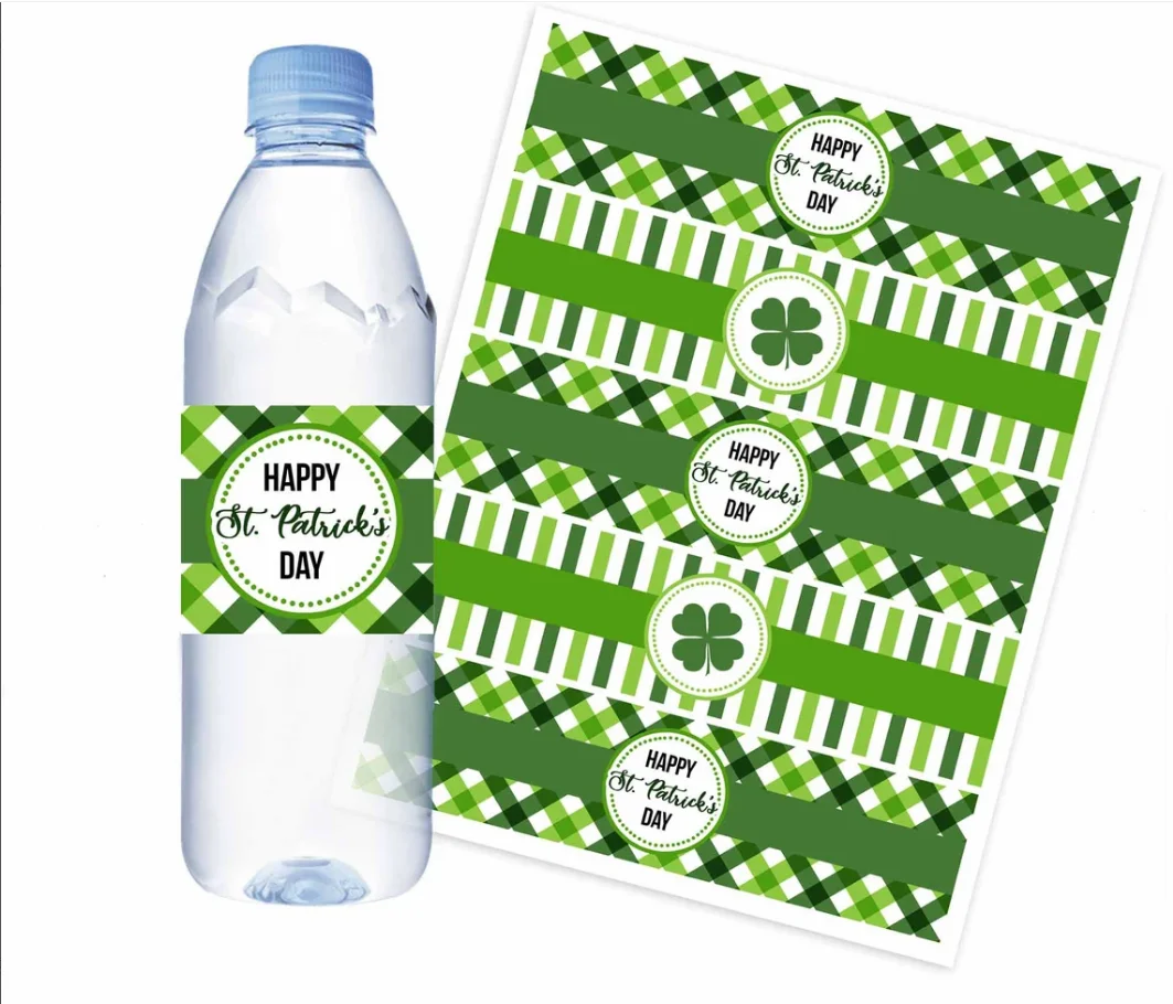 Happy New Year on gift bottle sticker labels 
Happy New Year on gift bottle sticker labels