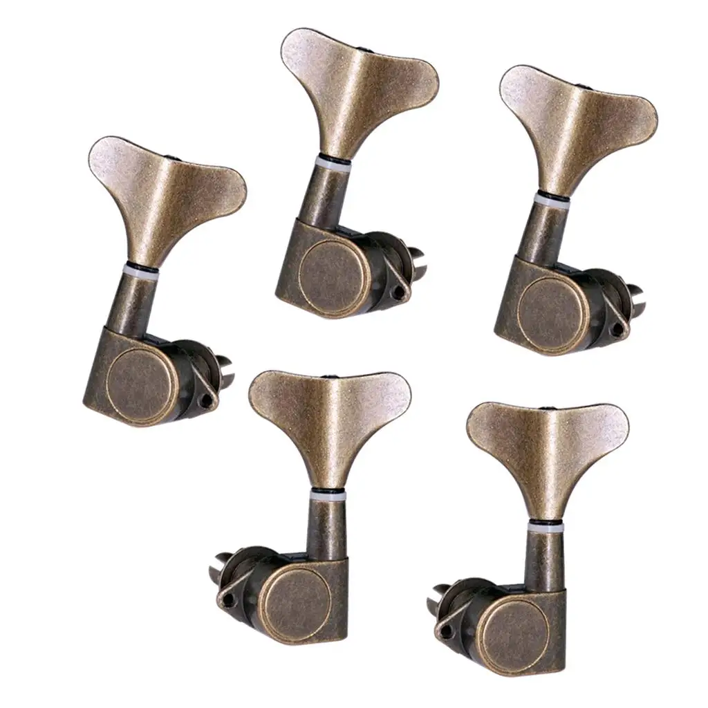 5 Pcs Guitar Machine Heads Guitar String Pegs Tuners Keys for Electric or Acoustic Guitar (2 for Left + 3 for Right)
5 Pcs Guitar Machine Heads Guitar String Pegs Tuners Keys for Electric or Acoustic Guitar (2 for Left + 3 for Right)