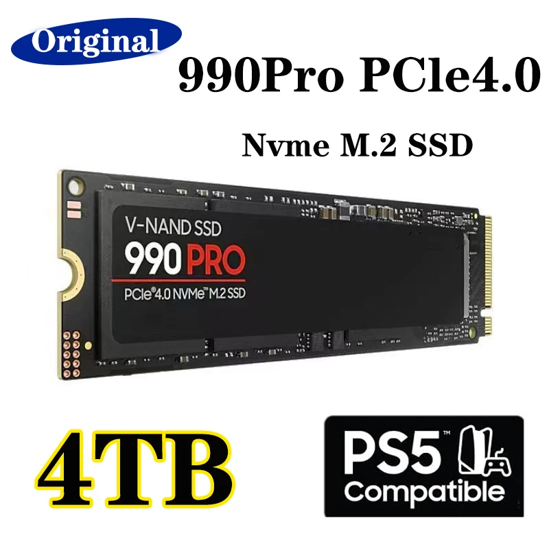 Оригинальный 4 ТБ 990PRO PCIe4.0x4 NVMe SSD игровой Внутренний твердотельный жесткий диск M.2 2280 для PS5 ноутбук/настольный компьютер/Mac горячая распродажа
Оригинальный 4 ТБ 990PRO PCIe4.0x4 NVMe SSD игровой Внутренний твердотельный жесткий диск M.2 2280 для PS5 ноутбук/настольный компьютер/Mac горячая распродажа