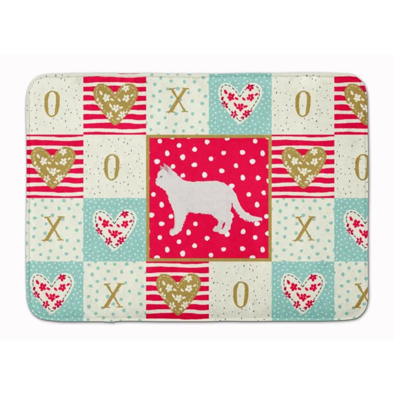 Treasures CK5682RUG Poodle Cat 2 Cat Love Machine Washable Memory Foam Mat, Red, 19 X 27", multicolor
Treasures CK5682RUG Poodle Cat 2 Cat Love Machine Washable Memory Foam Mat, Red, 19 X 27", multicolor